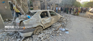 حمله رژیم صهیونیستی به مناطق مسکونی تهران + تصاویر