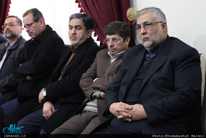 دیدار رئیس و کارکنان سازمان فرهنگ و ارتباطات اسلامی با سید حسن خمینی