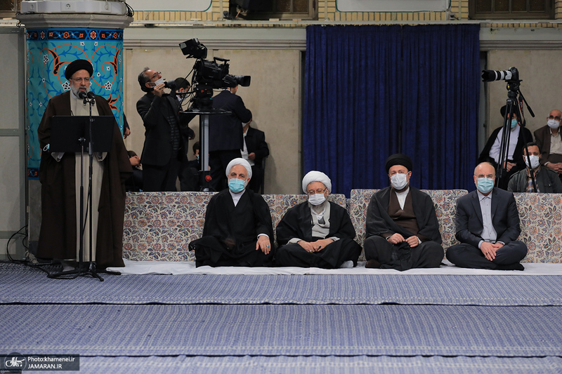 دیدار رمضانی مسئولان نظام با رهبر معظم انقلاب