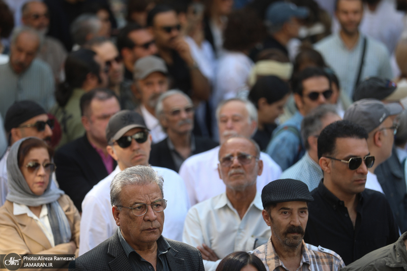 مراسم تشییع ناصر تقوایی