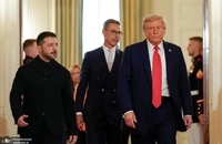 تصاویری از دیدار ترامپ و زلنسکی و رهبران اروپایی در کاخ سفید (2)