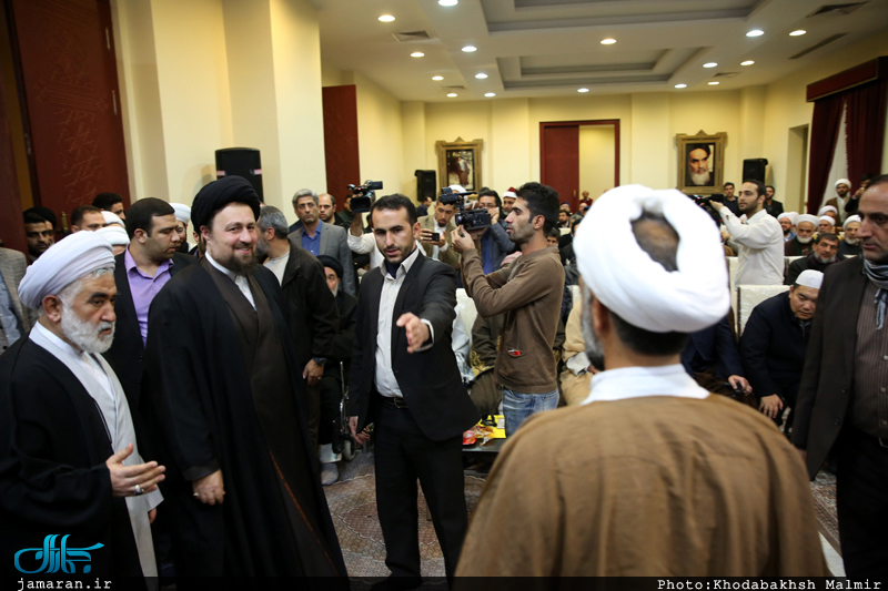 دیدار جمعی از میهمانان کنفرانس وحدت اسلامی با سید حسن خمینی