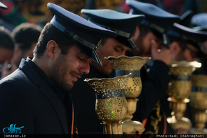  عزاداری شهادت حضرت علی ابن موسی الرضا(ع) در حرم مطهر حضرت معصومه(س)