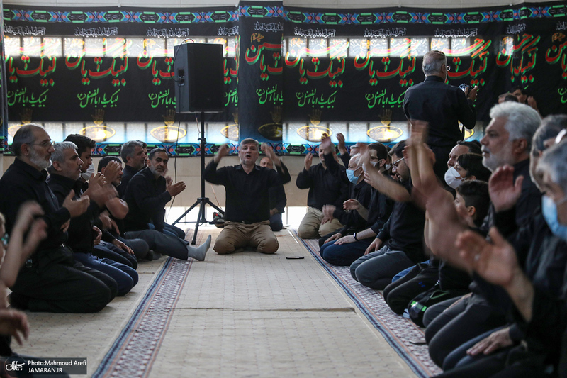 عزاداری شب عاشورای حسینی(ع) هیات گردان تخریب و گردانهای لشکر 27 محمد رسول الله(ص)