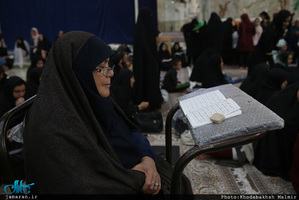 مراسم احیاء شب بیست و یکم ماه مبارک رمضان درحرم مطهر امام خمینی (س) 