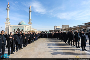  عزاداری شهادت حضرت علی ابن موسی الرضا(ع) در حرم مطهر حضرت معصومه(س)