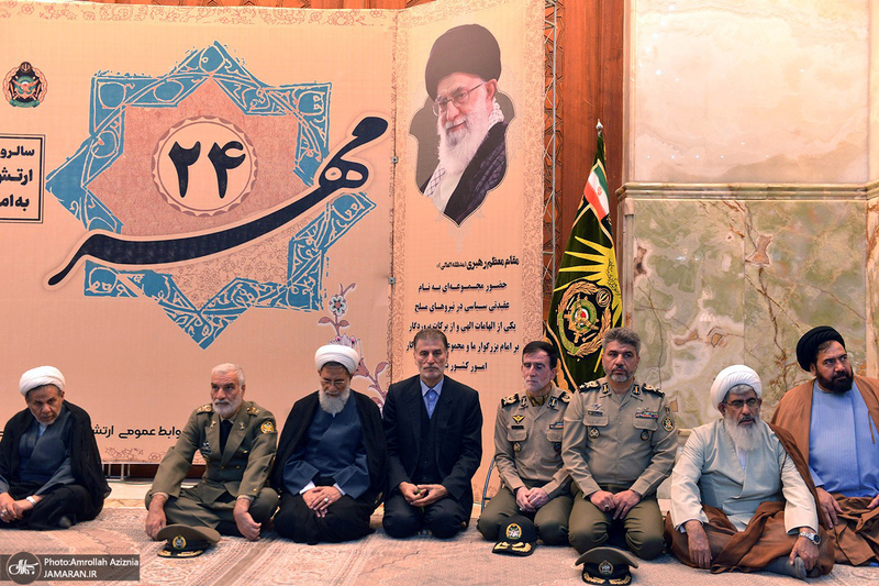 تجدید میثاق مسئولان سازمان عقیدتی سیاسی ارتش با آرمان‌های حضرت امام (س)