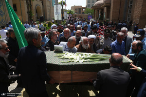 مراسم تشییع مرحوم استاد عباسعلی براتی‌پور