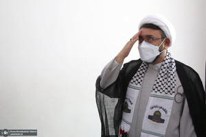 دیدار سرپرست موسسه تنظیم و نشر آثار امام خمینی(س) با سفیر فلسطین در تهران/ صلاح زواوی