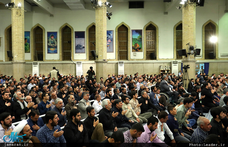 مراسم سوگواری مولای متقیان امام علی(ع)  با حضور رهبر معظم انقلاب 