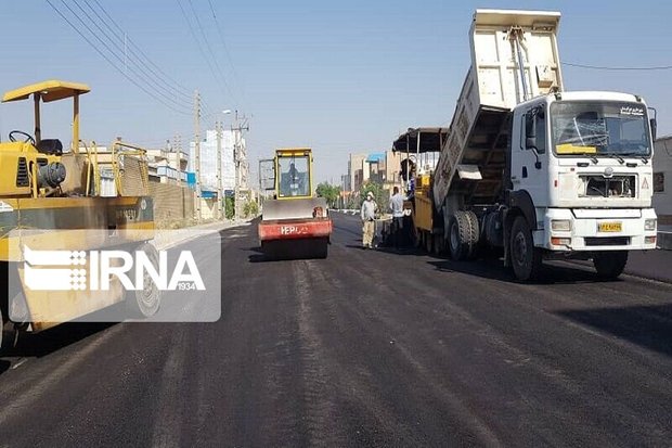 ۴۵ هزار مترمربع معابر شهری دیواندره لکه‌گیری و آسفالت شد