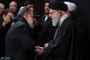 مراسم عزاداری شام شهادت حضرت زهرا(س) در حسینیه امام خمینی