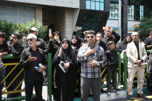 تشییع باشکوه پیکر رئیس جمهوری و یارانش در تهران-7