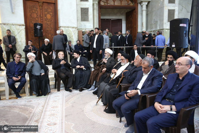 مراسم چهلمین روز در گذشت نوه قدرت الله علیخانی در حرم مطهره امام خمینی (س)