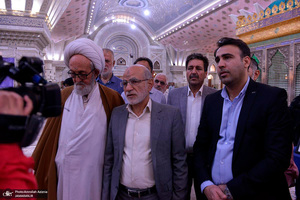 تجدید میثاق مدیرعامل و جمعی از کارکنان شرکت آبادگران نصر کوثر با آرمان های حضرت امام خمینی (س)