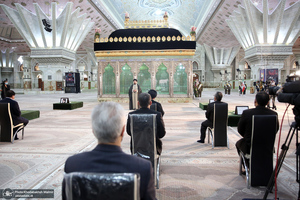 تجدید میثاق رئیس جمهور و اعضای دولت سیزدهم با آرمان های حضرت امام (س)