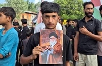 راهپیمایی در حمایت از رهبر انقلاب در کشمیر ھند  (7)