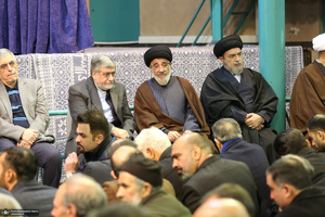 مراسم سالگرد رحلت آیت‌الله سید محمد موسوی بجنوردی در حسینیه جماران  -2