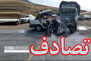 13 کشته و مجروح در تصادف زنجیره ای اتوبان ساوه-تهران