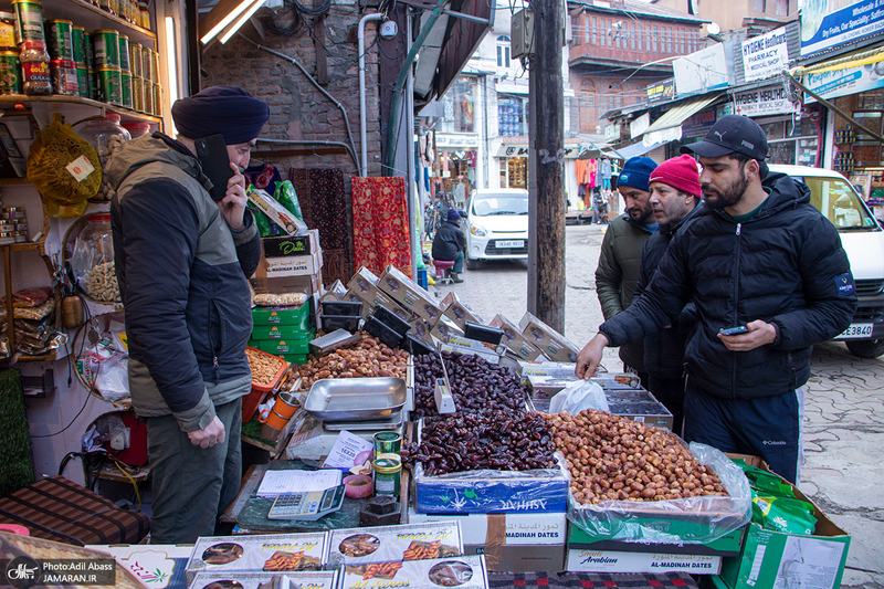 بازار کشمیر هند در آستانه ماه مبارک رمضان