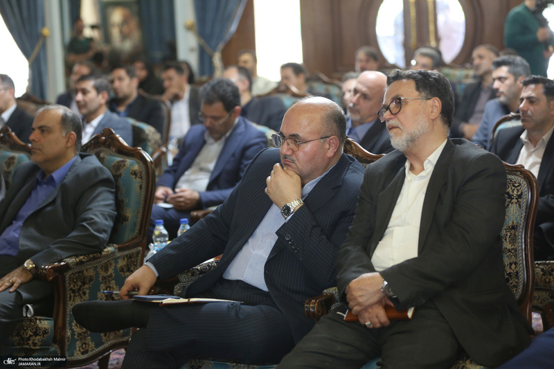 دیدار استاندار تهران و مدیران استان با سید حسن خمینی