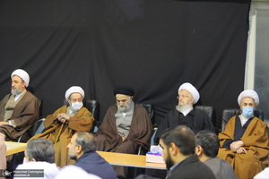 مراسم ختم همسر آیت الله العظمی سبحانی در قم