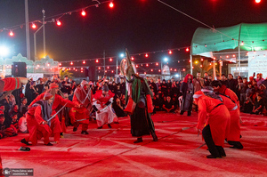 هم قدم با زائران اباعبدالله الحسین (ع)؛ چذابه