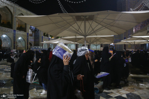 مراسم احیای شب بیست و یکم ماه رمضان در حرم مطهر امام رضا (ع)