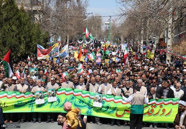 راهپیمایی باشکوه روز قدس در خمین