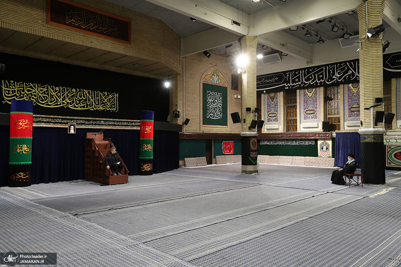 اولین شب مراسم عزاداری حضرت اباعبدالله الحسین (ع) در حسینیه امام خمینی