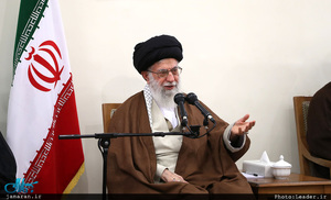 دیدار دست‌اندرکاران کنگره بزرگداشت آیت‌الله مصطفی خمینی(ره) با رهبر معظم انقلاب 