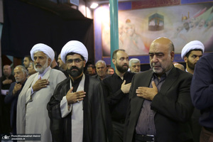 مراسم چهلمین روز در گذشت  آیت الله صانعی در حسینیه جماران  2