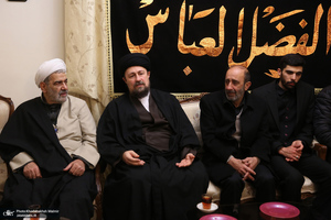 حضور سید حسن خمینی در منزل مرحوم حسن محققی‎‎