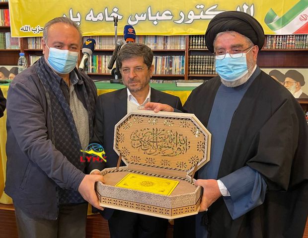 گزارش رسانه های لبنان از پایان مأموریت عباس خامه یار رایزن فرهنگی ایران در لبنان + تصاویر