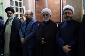 مراسم بزرگداشت آیت الله حسن صانعی (ره) در حسینیه جماران -1