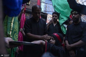 دسته عزاداری سنتی در کشمیر ھند