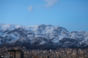 غروب خاص و زیبای تهران