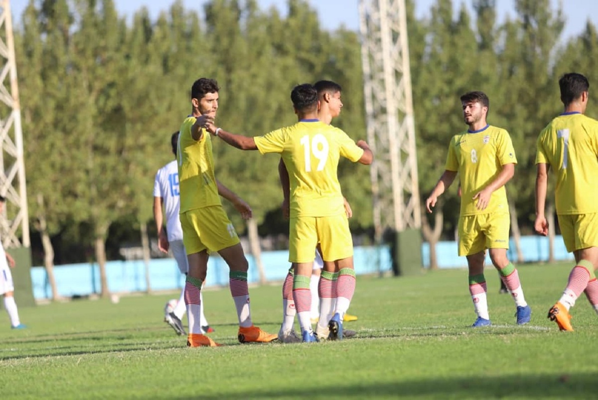 برد تیم ملی فوتبال جوانان در اولین بازى جام حافظان سلامت