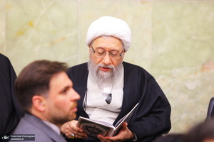 مراسم بزرگداشت شهیدان «علی رازینی» و «محمد مقیسه» در مسجد اعظم قم‎