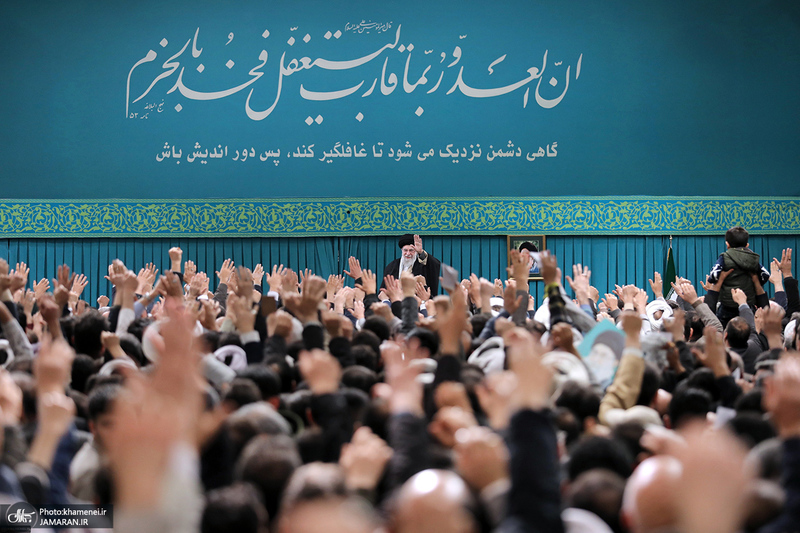 دیدار هزاران نفر از مردم آذربایجان شرقی با رهبر معظم انقلاب