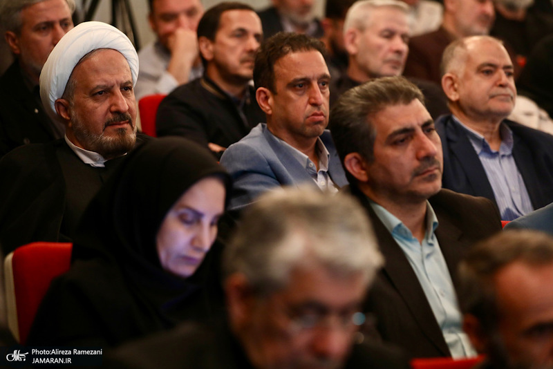 مراسم چهلمین روز شهادت دکتر علی لاریجانی در تالار وحدت