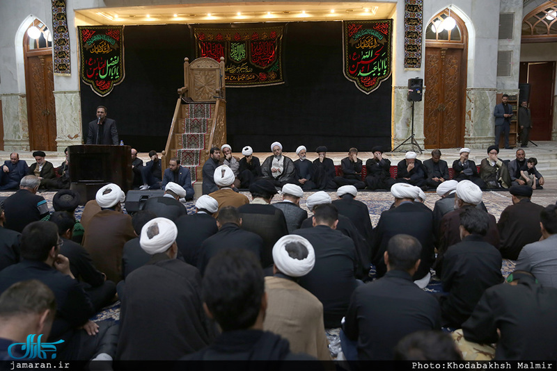 مراسم عزاداری شب تاسوعای حسینی در حرم مطهر امام خمینی (س)