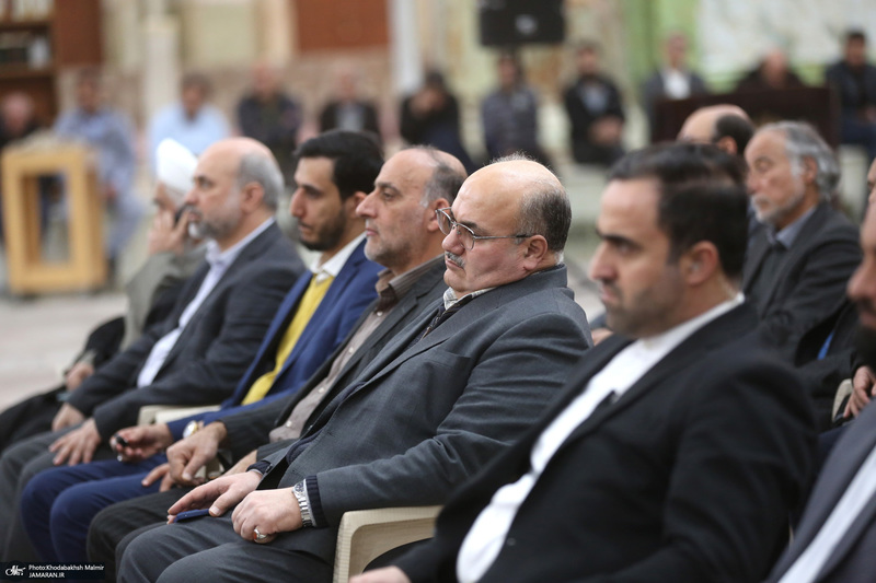 تجدید میثاق رئیس و جمعی از مدیران سازمان صداوسیما با آرمان‌های امام خمینی(س)-2