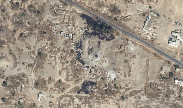 تصاویر ماهواره ای از حملات آمریکا به یمن