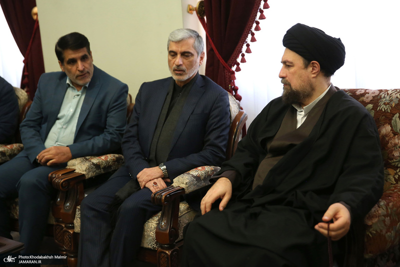 دیدار اعضای هیئت امنای هیئت رزمندگان اسلام مدافع حرم با سید حسن خمینی