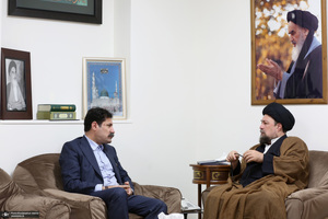 دیدار آقای عبدالکریم حسین‌زاده معاون رئیس جمهور با سید حسن خمینی