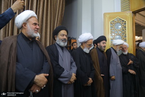 مراسم بزرگداشت رهبر شهید انقلاب در قم-۱