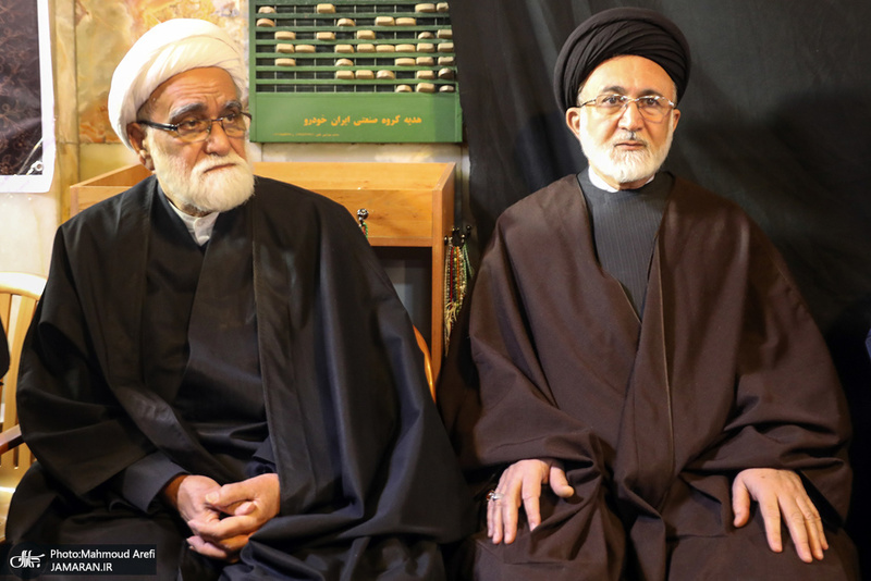 مراسم تشییع آیت الله سید هاشم رسولی محلاتی(ره) در تهران