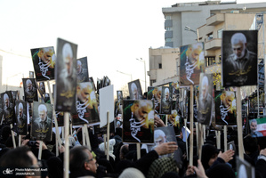 حضور میلیون ها تهرانی در تشییع پیکر مطهر سردار قاسم سلیمانی - 2