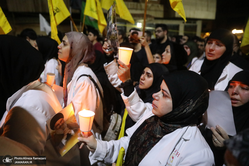 مراسم شب شهادت سید حسن نصرالله